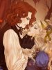 couple painting draw dark fantasy digital art vampire steampunk gothic ___.jpg