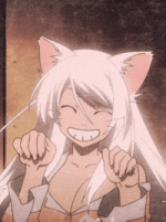 Cat Girl Portait GIF.gif