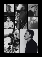 Black and Grey Simple Fashion Mood Board Doubled Sided Poster.png