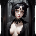 painting_style_portrait_preteen_gothic_wednesday_adams_family_gray_short_hair_very_revealing_v...png